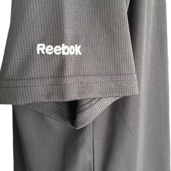 Reebok PlayDry Black 3 Button Polo Golf Shirt XL - Picture 3 of 6